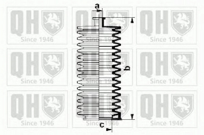 QUINTON HAZELL qg1024 -  Комплект пыльника, рулевое управление